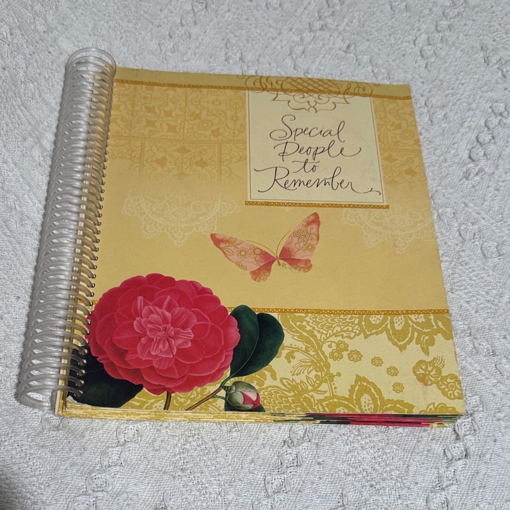 Floral Memory Book